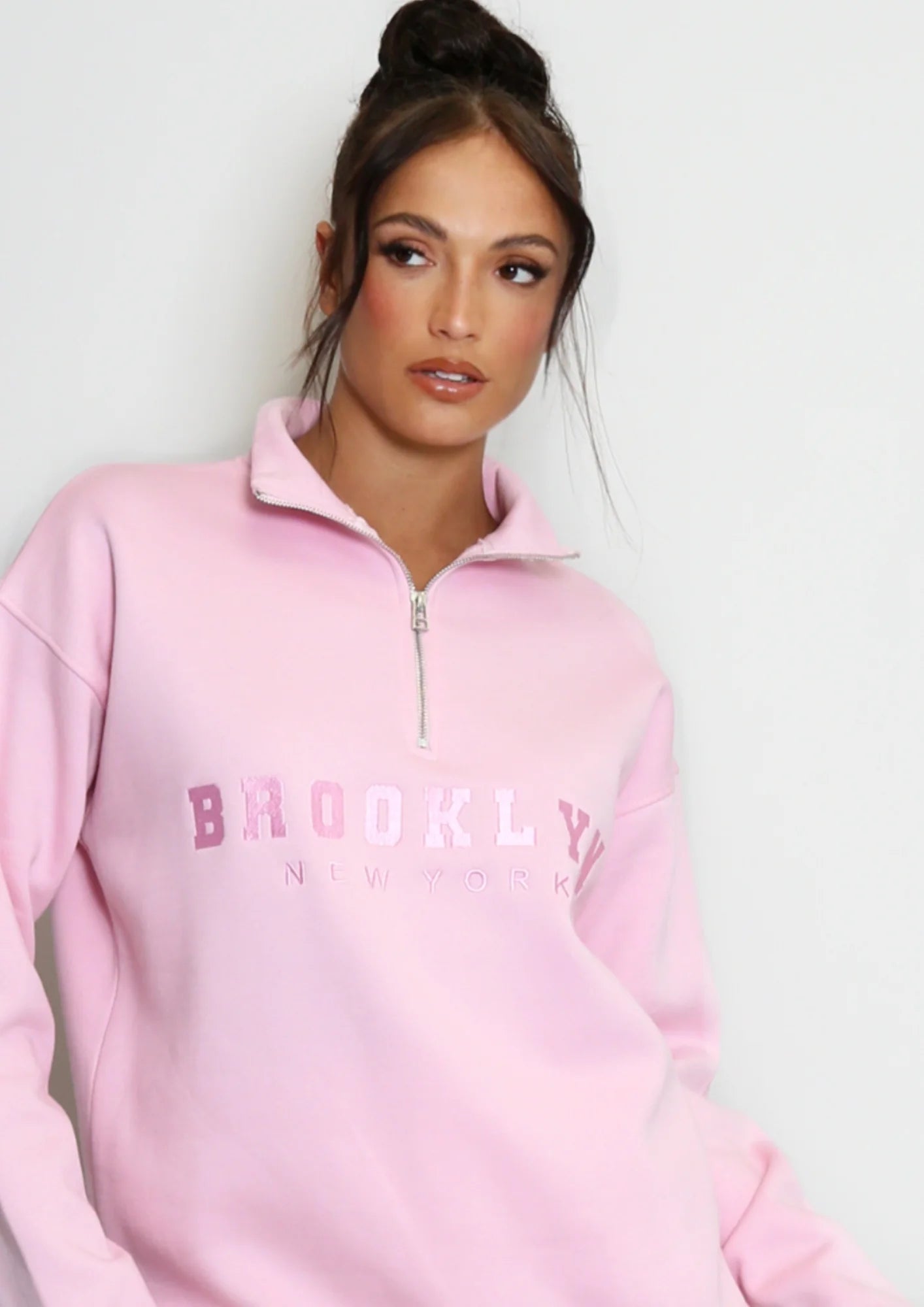 Baby Pink Brooklyn Sweatshirt