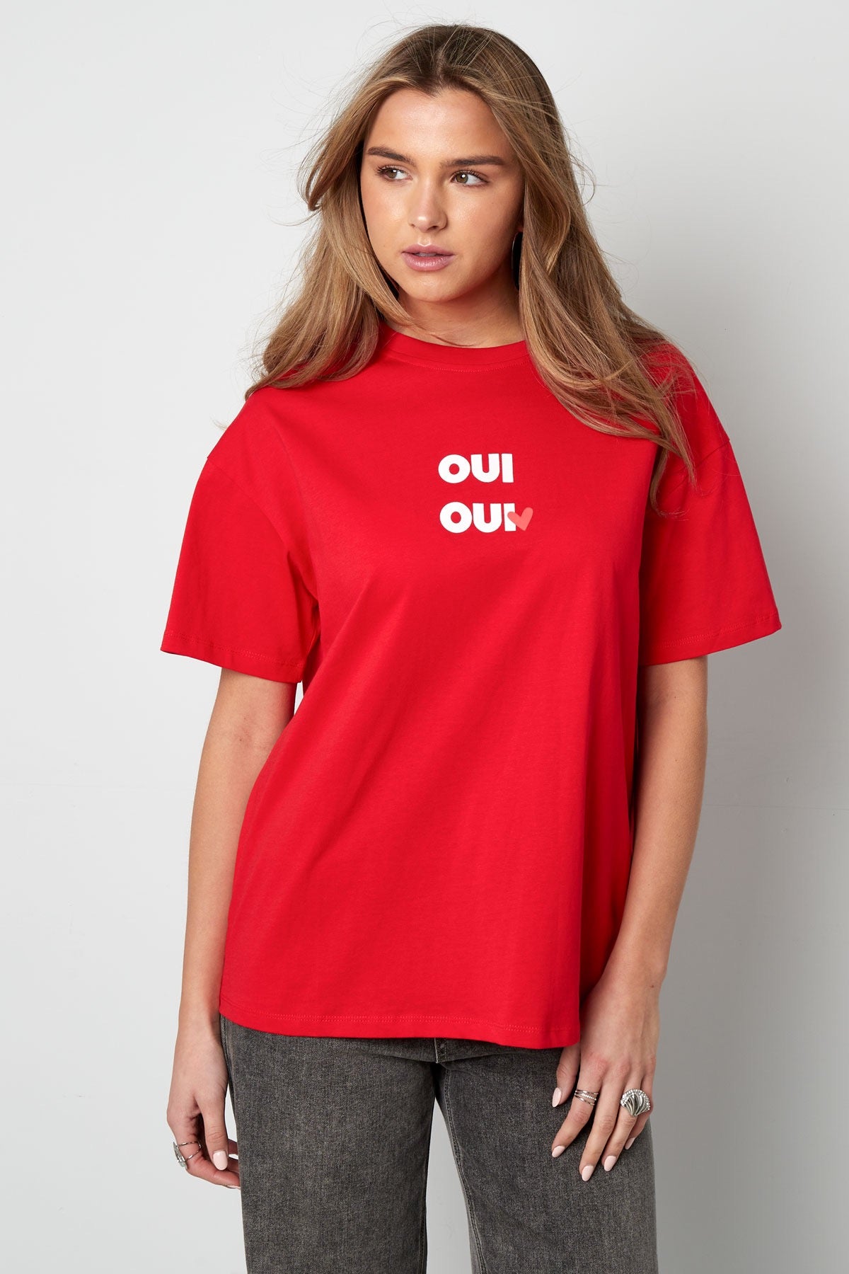Oui Oui Red Tee