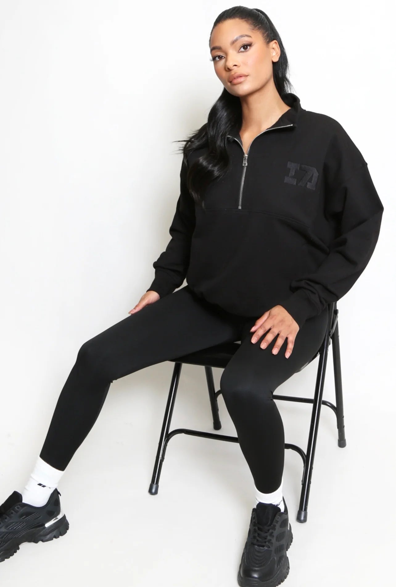Iconic Athletics Black Sweatshirt