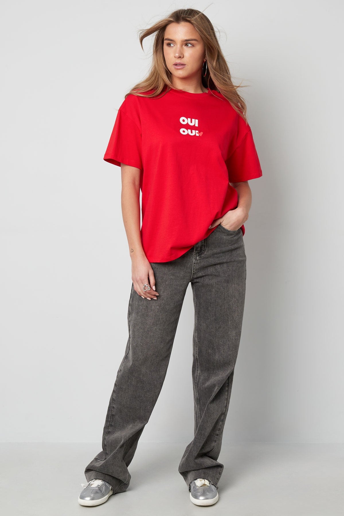 Oui Oui Red Tee