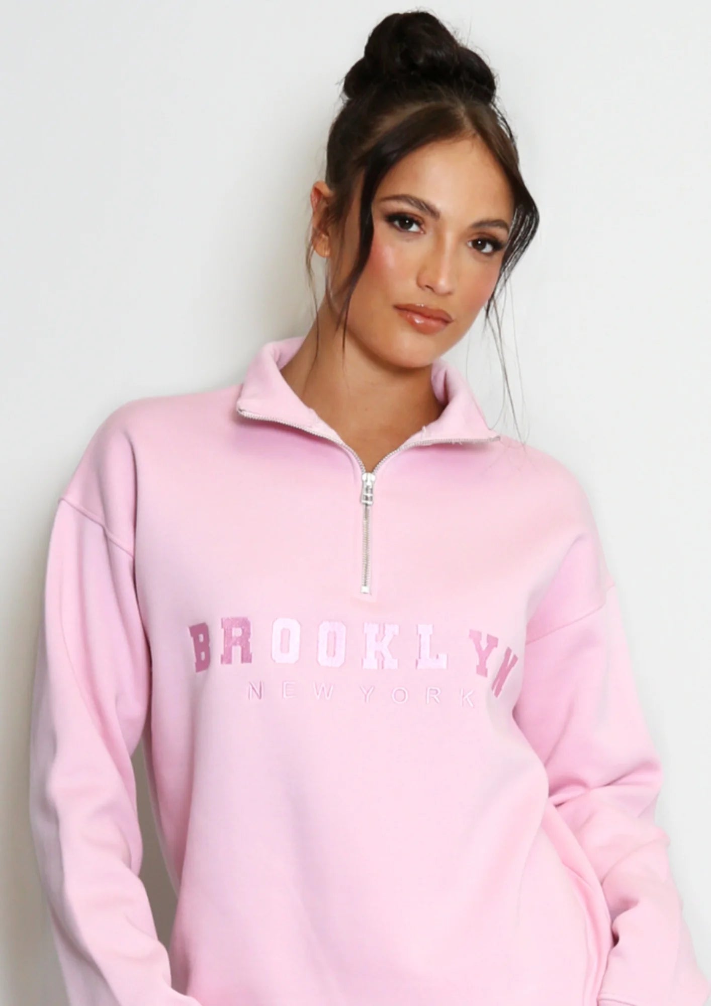 Baby Pink Brooklyn Sweatshirt