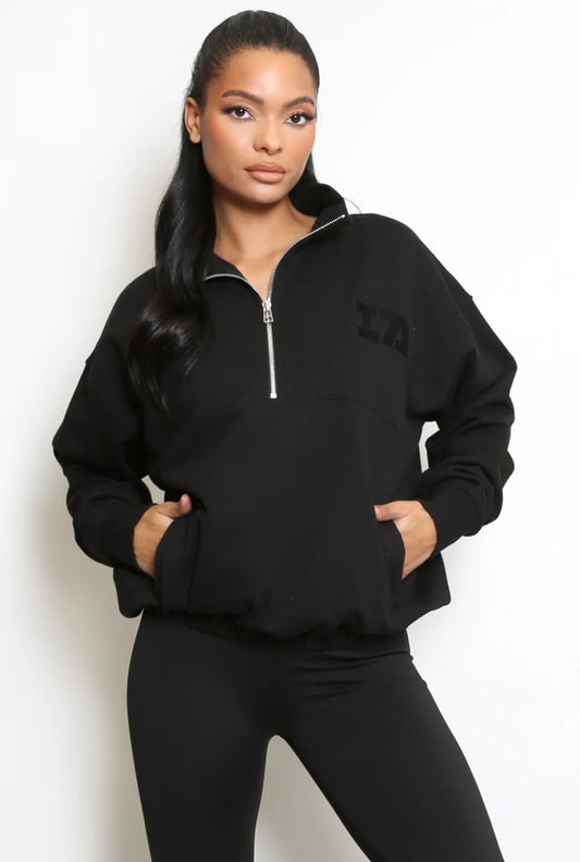 Iconic Athletics Black Sweatshirt
