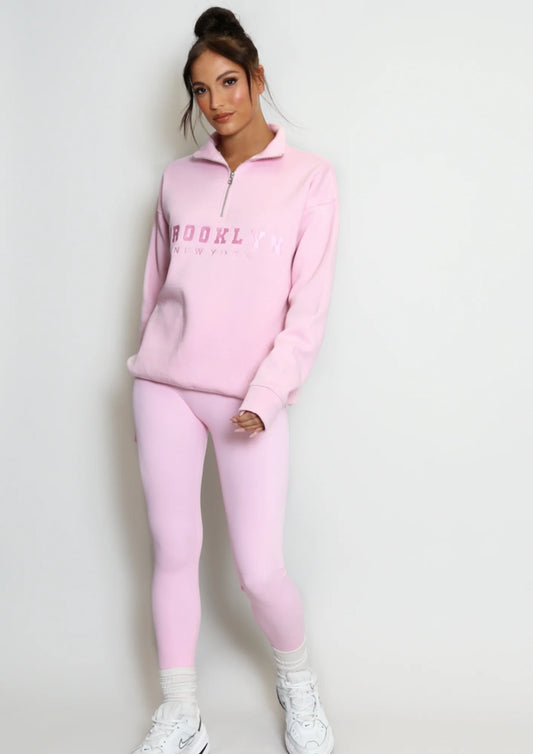 Baby Pink Brooklyn Sweatshirt