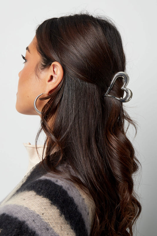 Silver Heart Clip