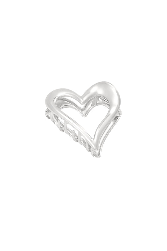 Silver Heart Clip