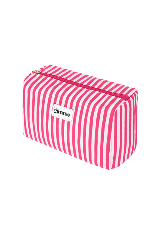 Striped Makeup Bag