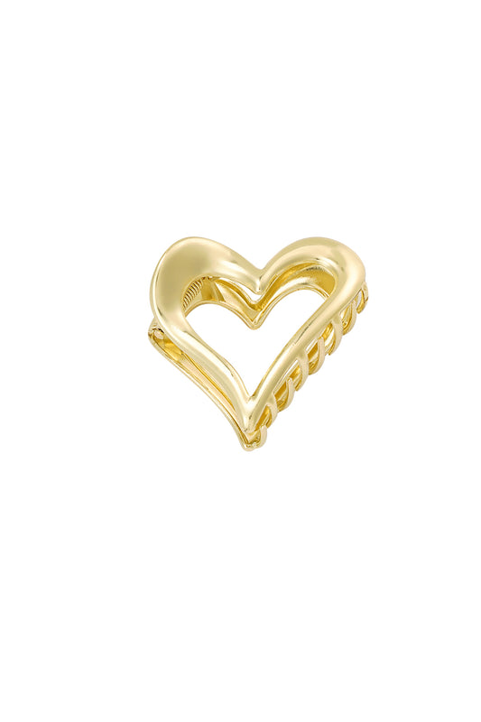 Gold Heart Clip